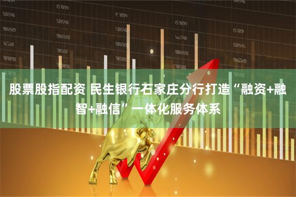 股票股指配资 民生银行石家庄分行打造“融资+融智+融信”一体化服务体系