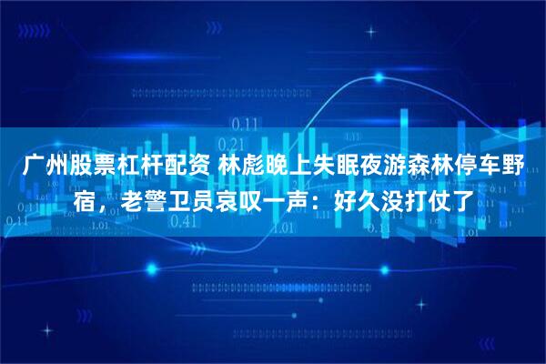 广州股票杠杆配资 林彪晚上失眠夜游森林停车野宿，老警卫员哀叹一声：好久没打仗了